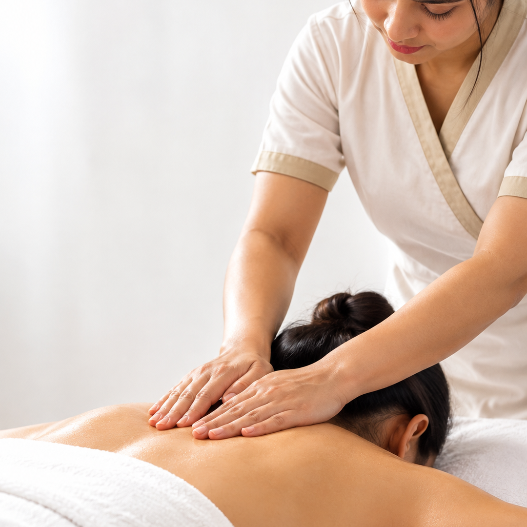 Swedish massage treatment at Ocean Thai Spa in Indore